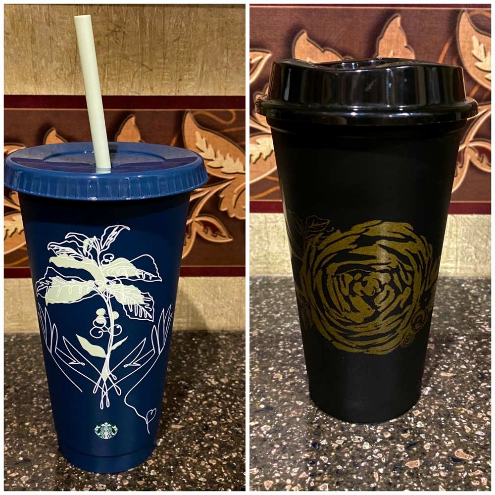 Starbucks Collectible Reusable Cups Set of 2